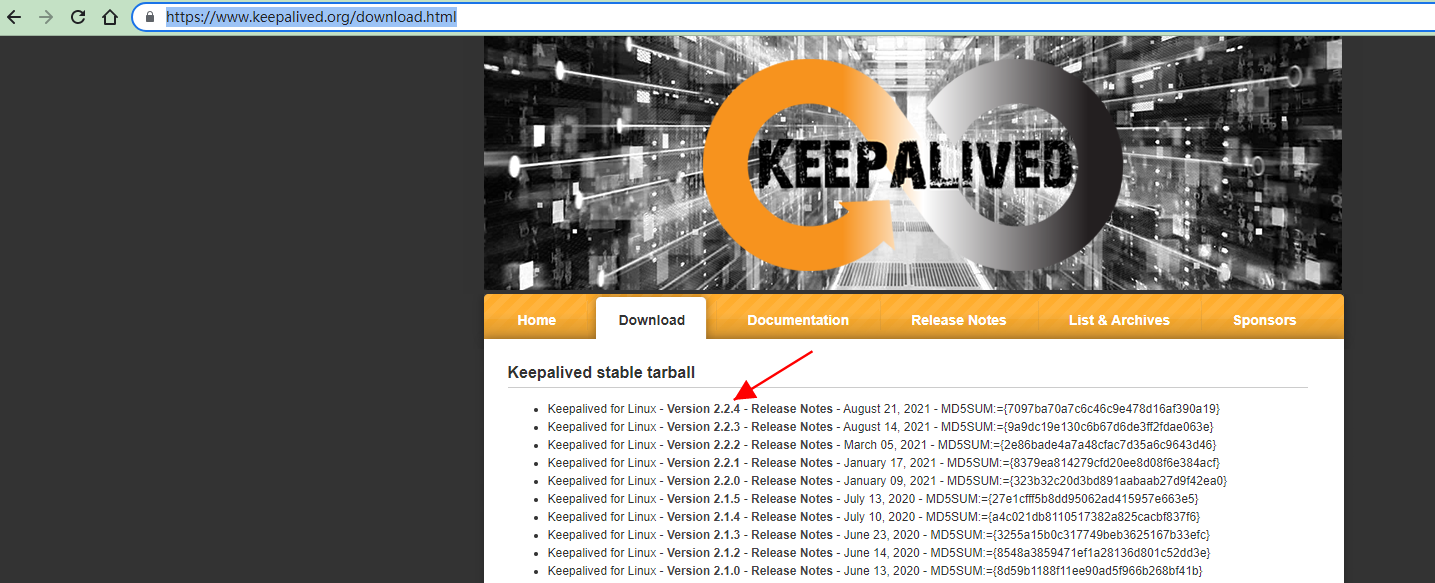 选择合适版本下载